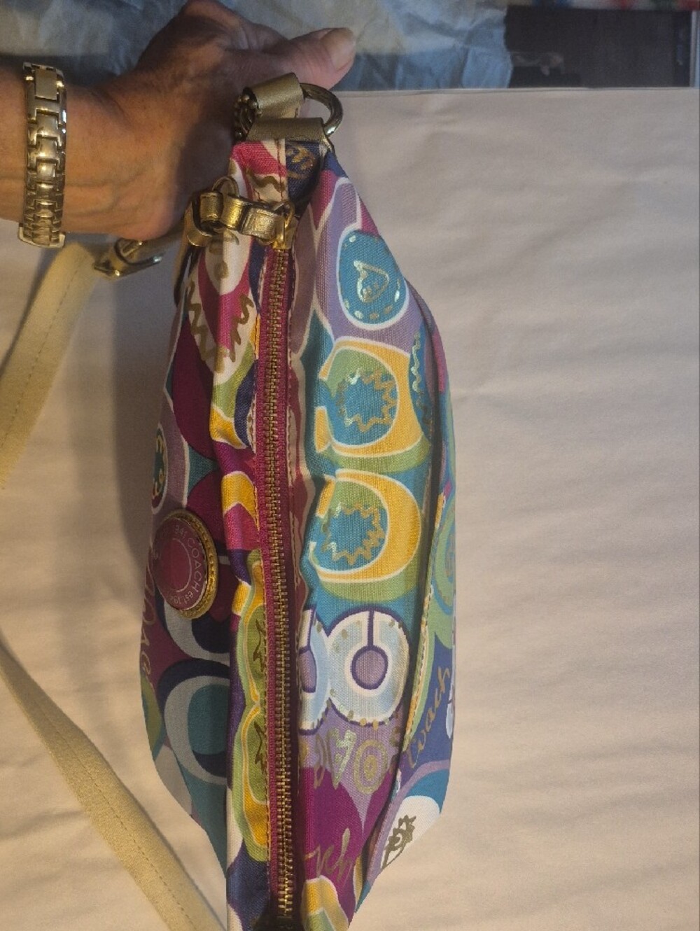 Coach Multicolor Crossbody Bag NWOT... - Picture 8 of 14
